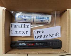 Parafilm 1 meter free utility knife / width 10.2cm / grafting tape /laboratory film