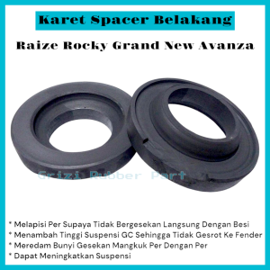 Karet Tatakan Peninggi Per Keong Belakang Bawah Raize Rocky Grand New Avanza Harga 1Set(2Pcs)