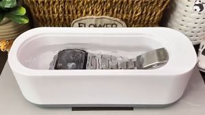 Portable Mini Ultrasonic Cleaner Machine For Jewelry Glasses Watch Home Use