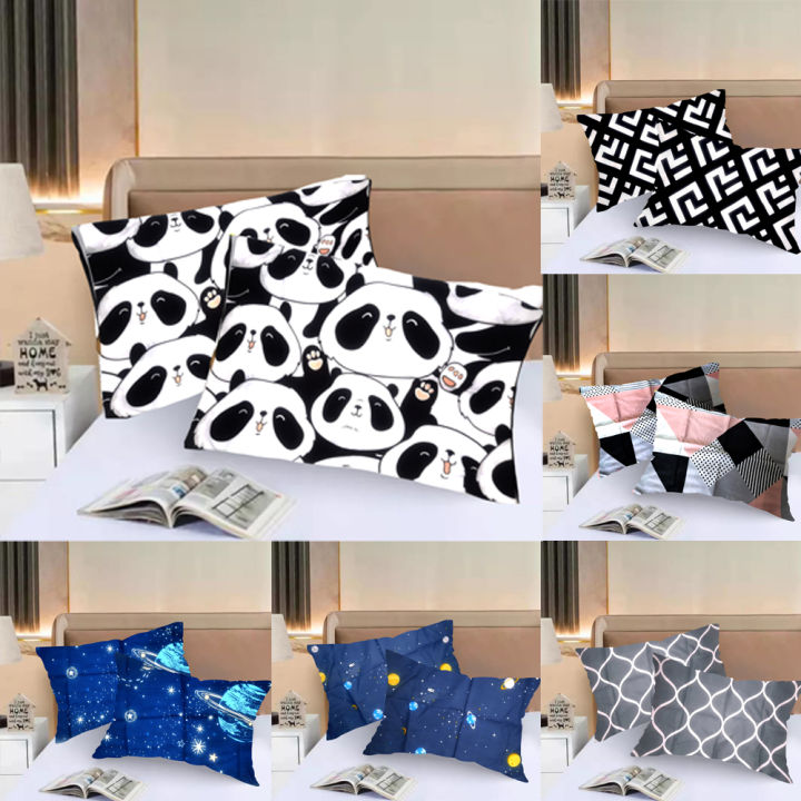 Set of Pillowcase Catoon Printed and Elegant Design Pillow Case