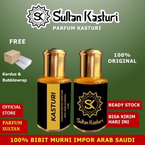 SULTAN KASTURI 6 ml Non Alkohol Parfum Sholat Kasturi Minyak Wangi Kasturi Original
