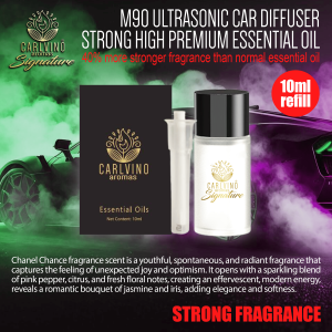M90 CAR DIFFUSER STRONG FRAGRANCE 10ML AROMA ESSENTIAL OIL REFILL (PREMIUM SIGNATURE)
