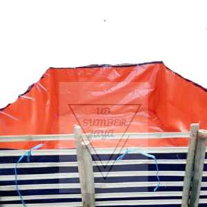 terpal a12 kolam kotak ukuran 270x300x120