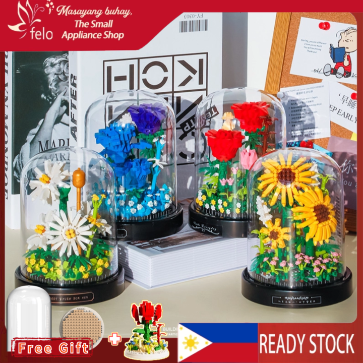DIY Flower Bouquet Building Set Building Toy Flower Sunflowers