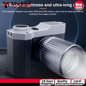 LED High Power Headlamp Rechargeable Adjustable Spotlight 3 Modes Outdoor Strong Flashlight for Fishing Camping Hiking Garden