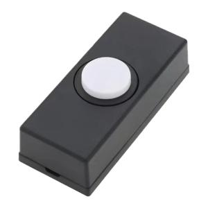 Door Bells Button Plastic Hard Wiring Press Button Doorbell Push Button Wall Mounted Doorbell Switches