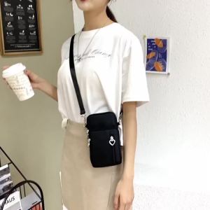 JANKS กระเป๋าสะพายข้างขนาดเล็กสำหรับผู้หญิง – กระเป๋าศัพท์มือถือขนาดเล็กพร้อมกระเป๋าสะพายข้างและกระเป๋าสตางค์ – กระเป๋าแขนไนลอน