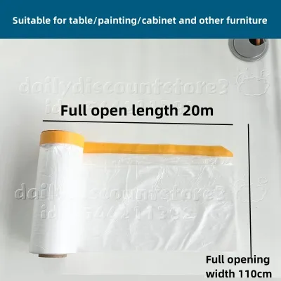 Plastic Furniture Dust Cover Disposable Waterproof Car Dusty Bed Sofa Dust Proof Masking Film