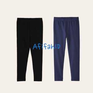ISI 2 PICIS Legging Anak / Lejing Anak Perempuan 5-12 Tahun/Leging Hitam Polos Panjang Anak Perempuan