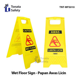 Warning Wet Floor Sign / Papan Awas Licin Tonata