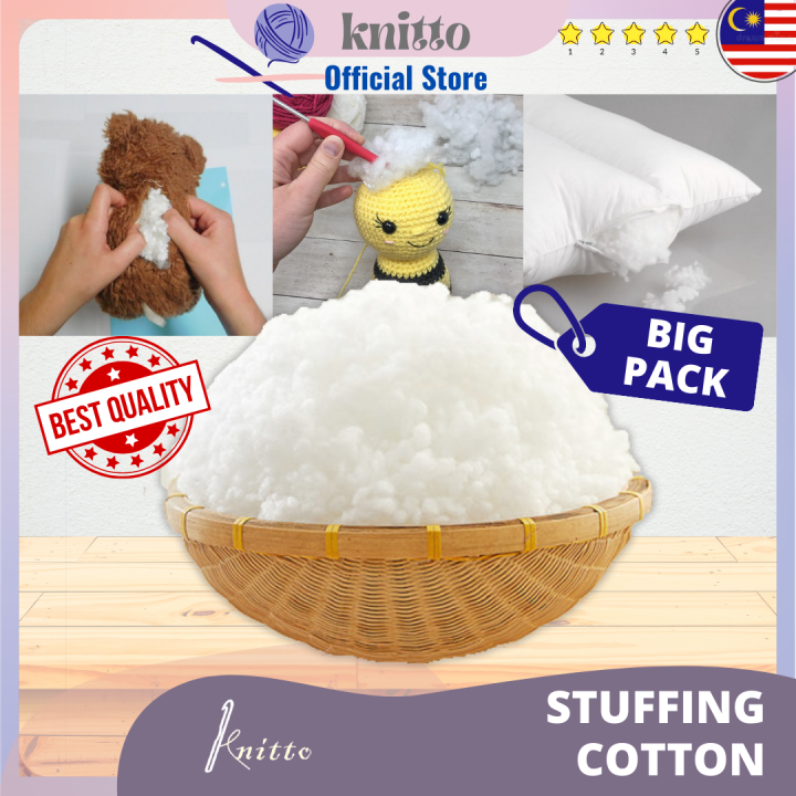 Highresilience Stuffing Cotton PP Pearl Cotton Crochet Pillow Filling