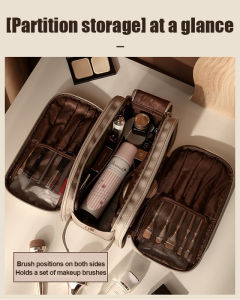 Large capacity portable cosmetic bag simple fashion ladies cosmetic bag