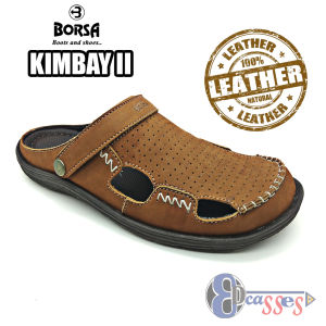 Borsa Kimbay 2 - Sandal Kulit Casual Fashion Pria Dewasa Borsa