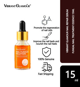 VIBRANT GLAMOUR Nail Repair Serum Fungal Nail Treatment Essence Remove Onychomycosis Toe Nourishing Hand Foot Nail Skin Care 15ml