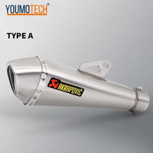 2 Inches Motorcycle Exhaust Muffler Pipe Exhaust Canister Tail PIPE Modified Escap Vent Pipe Power End Pipe Universal For Vespa GTS GTS125 S125 Benelli Kymco DOWNTOWN AK550 KRV180 Sym HUSKY JETX 150 Zontes Zt310t G310GS G310R etc