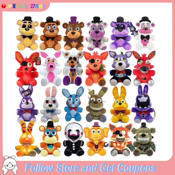 Ub Fnaf Plush Toys Doll Game Five Nights At Freddys Chica Freddy Bear Foxy Bonnie Stuffed Toys 0169