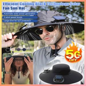 Sunscreen Cap Fashion Functional Balance Sun Hat Breathable Wide Brim for Sunshade Convenient Automatic Cooling