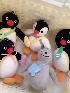 Cute Penguin Plush Bag Charm Love Fish Robby Hanging Ornament Soft Toy Gift Small Doll Bag Accessory Chinese Brand SHANDMOO Wow doll!