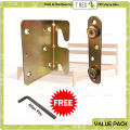 T Rex DIY Bed Panel Joint Hinge Bracket For Wood Panel Frame / Solid Bed Hinge Bracket / Sambung Bingkai Katil Kayu. 