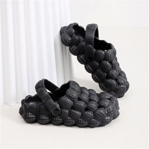 Free Shipping Grape And Lychee-Patterned Thick-Soled Slippers WomenS Outdoor And Indoor Slippers Bathroom Slippers Non-Slip Slippers For Couples MenS Slippers