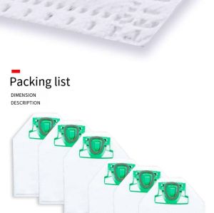 6pcs Kantong Debu Universal /Tas Vacuum Cleaner/Vacuum Cleaner Kobold Untuk Vorwerk Vk200,Fp200