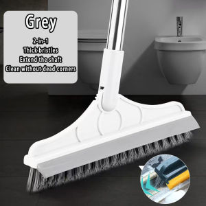 Floor Scrub Brush 3 In 1 Magic Broom Toilet Floor Brush Kitchen Bathroom Toilet Floor Cleaning Gap Scrub Long Handle Gap Floor Brush No Dead Angle Cleaning Berus Cuci Tandas 清洁地刷