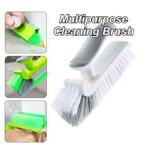 V-Shape Scrubber Brush Kitchen Bathroom Tile Floor Gap Window Groove Wall Corner Cleaning Brush