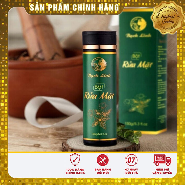 Bột rửa mặt Bạch Linh ngăn mụn giảm dầu