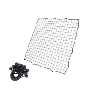 Portable Softball Practice Net 1*1M Outdoor Football Training Replacement Net With 20 Elastic Ropes