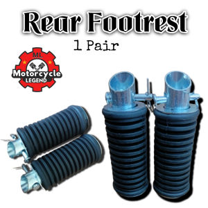 SUZUKI Raider J110 - REAR Footrest Color Black Silver | Motorcycle Accessories ( 1Pair )
