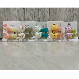 Jepitan Rambut Aksesoris Karakter Sanrio Kuromi Cinnamoroll Melody