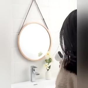 AE Hair dryer rack no-drill wall-mounted bathroom hair dryer holder waterproof hair dryer storage rack