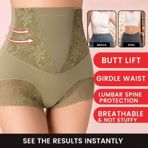 กางเกงกระชับสัดส่วนเอวสูง ผ้าไหมน้ำแข็ง เนื้อผ้าระบายอากาศได้ดี เหมาะสำหรับฤดูร้อน