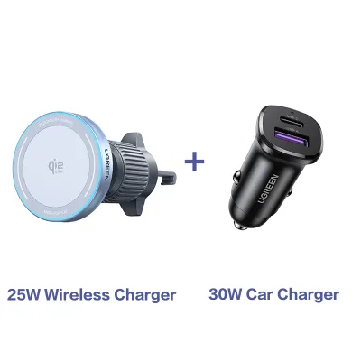 【Magflow】UGREEN Qi 2.2 Qi2 25W Wireless Car Charger for iPhone 17 Pro Max iPhone 17 Air