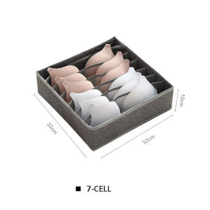 Sock Underwear Organizer Drawer Dividers 16 Cells 24 Cells Drawer Organizer Fabric Closet Organizer Storage Box for Socks Underwear Ties