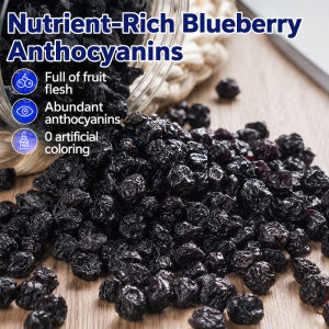 Dried Blueberries No Sugar Added Sweet & Tangy Snacks Healthy Dried Fruits Convenient Ready-to-Eat