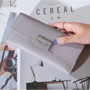 Dompet lipat panjang 6016 wanita dompet mini wanita fashion gaya korea Import Real Pic mini