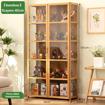 Display Cabinet Hand-Made Display Cabinet Model Toy Transparent Glass Acrylic Showcase Home Storage Cabinet Display Case 展示柜