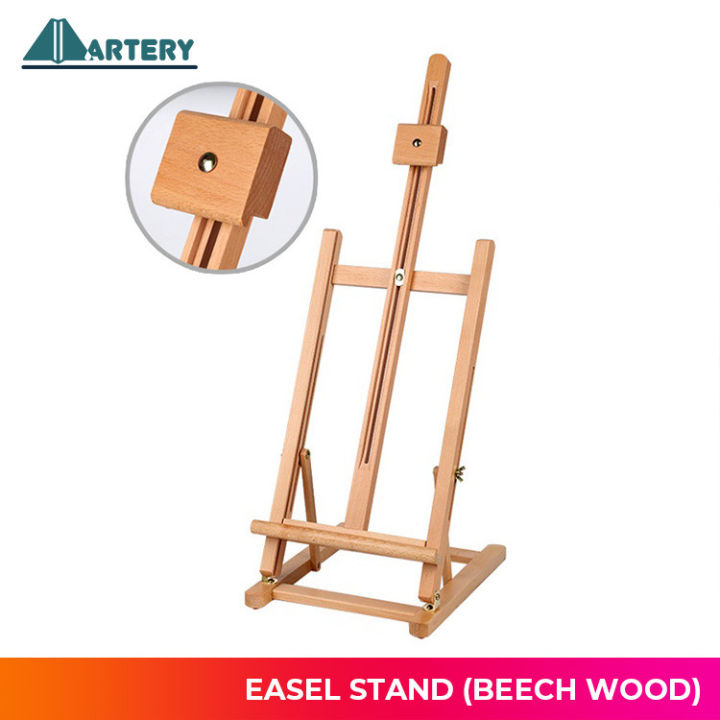 Artery 78cm Beech Wood Easel Stand M3 For 60cm Height Table Top 