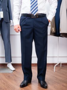 Quần Trung Niên Cho Bố Quần Âu Nam Trung Tuổi Công Sở Ống Xuông Vải Tuýt Si Nhập Khẩu