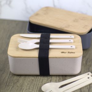 Bento Lunch Box Custom Name Eco Friendly