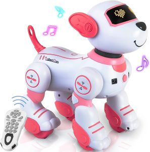 Smart Programmable Robot Dog | Interactive Christmas Gift with Touch Singing Dancing & Remote Control