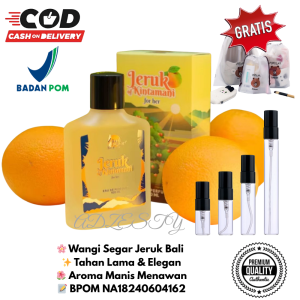ORIGINAL BPOM Bali Surfers Perfume Jeruk Kintamani For Her – Parfum Pria/Wanita Tahan Lama Wangi Segar Elegan