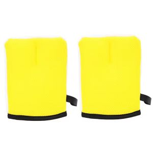 2PCS Double-sided Car Cleaning Glove Microfiber Bristle Wash Mitt High Absorbent Scratch-Free Auto Detailing Car Care Accessories