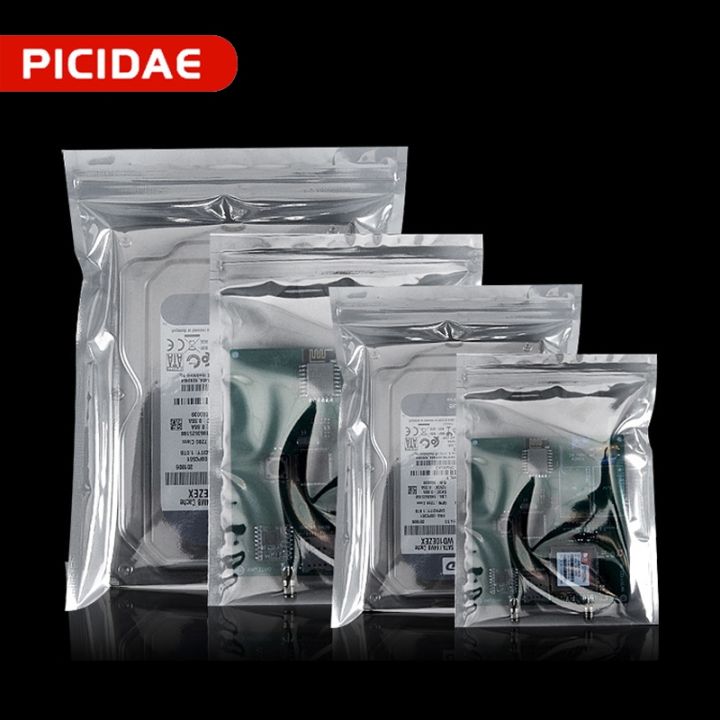 【CC】 Anti Static Shielding ESD Anti-Static Pack Zip Lock Top Antistatic ...