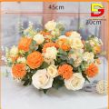 Lẵng Hoa Để Bàn Chậu Hoa Giả Cao Cấp Hoa Trang Trí Bàn Trà Kệ Tủ Văn Phòng Hội Nghị DG-145. 
