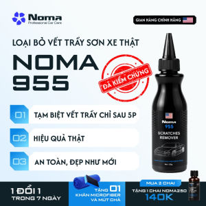Kem Xóa Xước Xe Ô Tô Xe Máy NOMA 955 – Đánh Bóng Sơn Làm Mờ Vết Trầy Xước Nhẹ An Toàn Bề Mặt Sơn