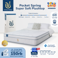 Uniland Sleep Kasur Pocket Spring Super Soft Plushtop 30cm. 