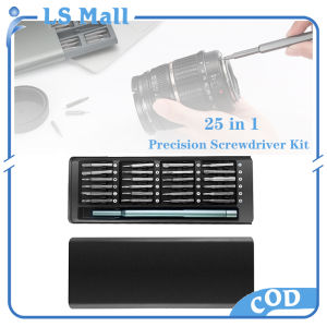 25 in 1 Precision Screwdriver Kit Mini Magnetic Driver Bits Set Repair Tool Kit for Electronics Computer iphone Watch Eyeglass