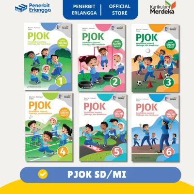 [Erlangga Official] Pjok Merdeka Sd/Mi Kelas 1 2 3 4 5 6 Kurikulum Merdeka
